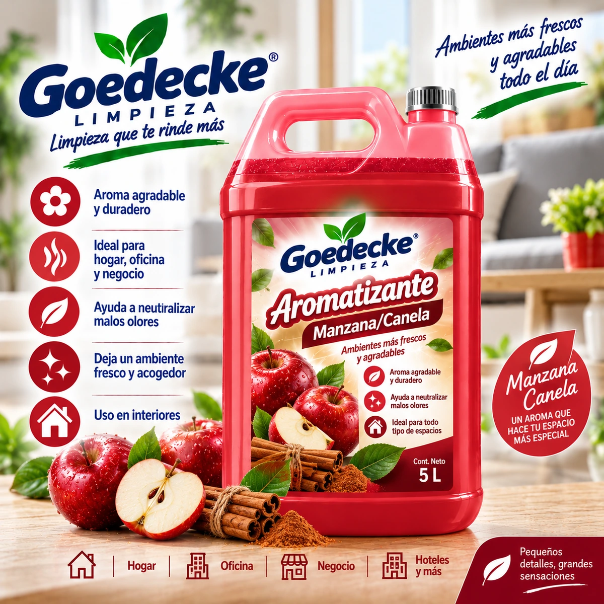 Aromatizante Manzana/Canela Goedecke