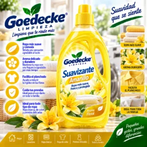 Suavizante Amarillo Goedecke® – Suavidad y frescura para tu ropa Clone