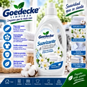 Suavizante Blanco Goedecke® – Suavidad y frescura para tu ropa